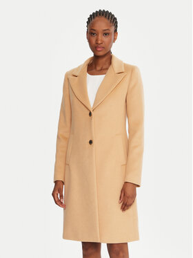 Rinascimento Rinascimento Prechodný kabát CFC0126117003 Béžová Regular Fit