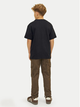 Jack&Jones Junior Majica Caleb 12258924 Črna Relaxed Fit