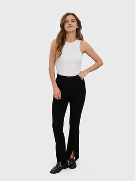 Vero Moda Vero Moda Spodnie materiałowe Klara 10269994 Czarny Regular Fit