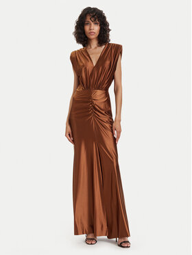 ACCESS FASHION ACCESS FASHION Večernja haljina 63-3333-124 Smeđa Regular Fit