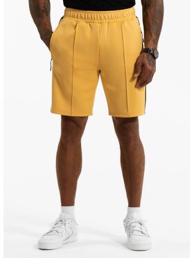 PITBULL PITBULL Szorty materiałowe Szorty dresowe Oldschool SAN DIEGO CA XL Żółty Regular Fit