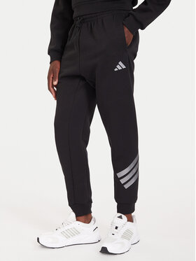 adidas adidas Spodnji del trenirke Future Icons 3-Stripes JX1958 Črna Regular Fit
