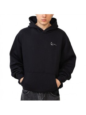 Karl Kani Karl Kani Felpa signature star print os hoodie Nero Regular Fit