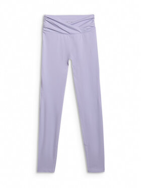 4F 4F Legginsy YOGA Niebieski jasny Slim Fit