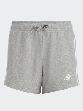 adidas adidas Спортни шорти Essentials 3-Stripes Shorts IC3632 Сив Regular Fit