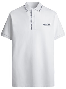Pepe Jeans Pepe Jeans Polo Red Bull Racing Tipped Logo Biały Regular Fit