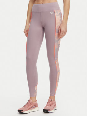 Roxy Roxy Legginsy Everyday Flow ERJNP03662 Kolorowy Slim Fit