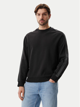Calvin Klein Jeans Calvin Klein Jeans Džemperis ar kapuci Logo Tape J30J327230 Melns Regular Fit