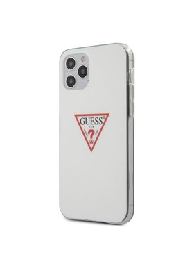 Guess Guess Etui na telefon Triangle Logo Biały