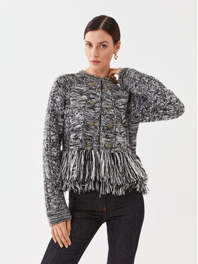 TWINSET TWINSET Pletena jopica 232TP3060 Črna Regular Fit