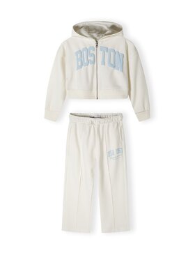 MINOTI MINOTI Bluza 22fleece64 Biały Regular Fit