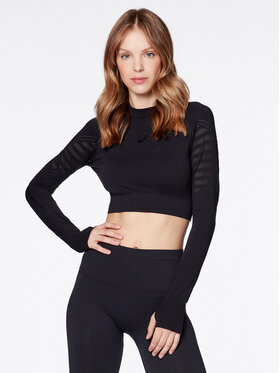 Asics Asics Тениска от техническо трико Seamless 2032C508 Черен Slim Fit