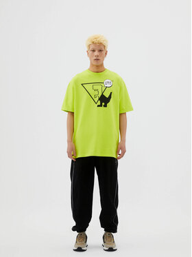 Togoshi Togoshi T-Shirt TG22-TSM011 Zielony Oversize