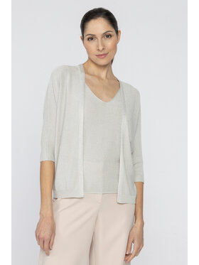 Deni Cler Milano Deni Cler Milano Kardigan T-DC-K001-D2-20-13-1 Beżowy Regular Fit