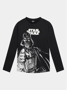 OVS OVS Halenka STAR WARS 1891923 Černá Regular Fit