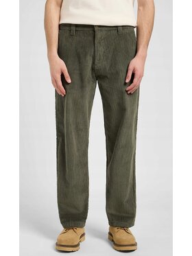 Lee Lee Chinosy Loose Workwear Chino Zielony Chino Fit