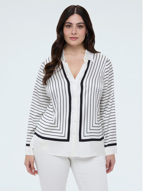 Fiorella Rubino Fiorella Rubino Koszula 5032T001436N0Z3 Biały A-Line Fit