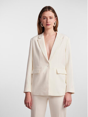YAS YAS Suknjič 26028353 Bela Regular Fit