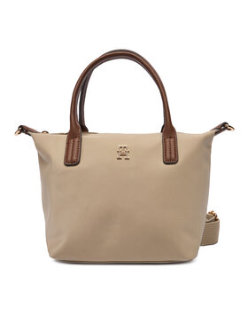 Tommy Hilfiger Tommy Hilfiger Дамска чанта Popette Mini Tote AW0AW17709 Кафяв