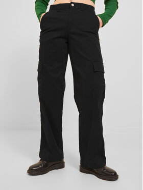 JJXX JJXX Kalhoty z materiálu 12236946 Černá Regular Fit