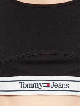 Tommy Jeans Top 0000301978909 Črna Slim Fit