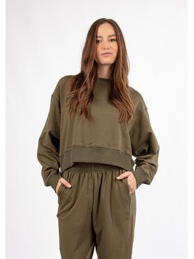 DKaren Sport DKaren Sport Bluza DK-K-B23 Khaki Classic Fit