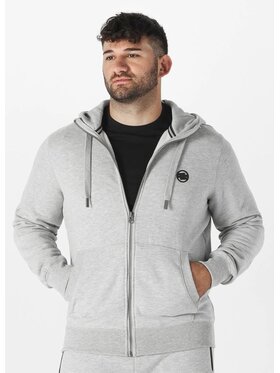 PITBULL PITBULL Bluza Small Logo Szary Regular Fit