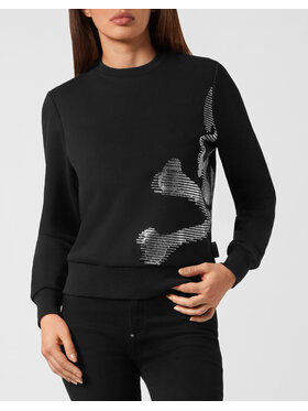 PHILIPP PLEIN PHILIPP PLEIN Bluza 23777 Czarny Regular Fit