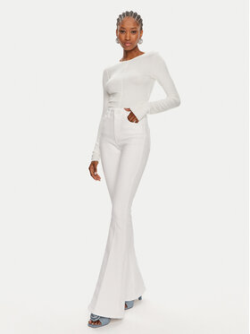 ViCOLO Traperice DB5102 Bijela Wide Leg