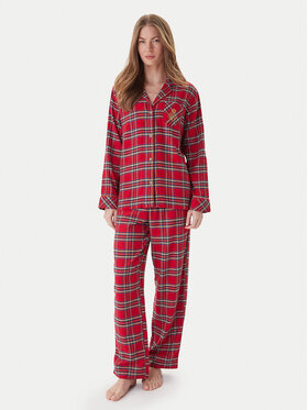 LAUREN RALPH LAUREN LAUREN RALPH LAUREN Pyžamo ILN92457F Červená Regular Fit