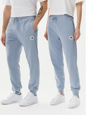 Converse Converse Pantaloni trening Unisex Go To 10026982-A07 Albastru celest Regular Fit