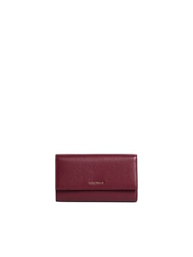 Coccinelle Coccinelle Portafoglio Metallic 3 Bordeaux