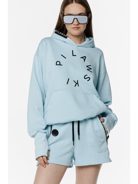 Pilawski Pilawski Bluza BLUZA NIEBIESKA DAMSKA Błękitny Oversize