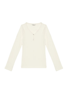 Guess Guess Блузка J5YP02 KBCO2 Écru Regular Fit