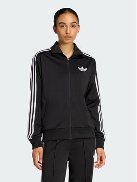 adidas adidas Bluza FIREBIRD Czarny Loose Fit