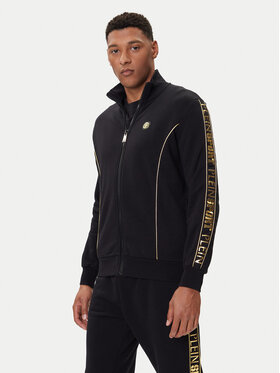 Plein Sport Plein Sport Bluză PAEC MJB3607 STE001N Negru Regular Fit