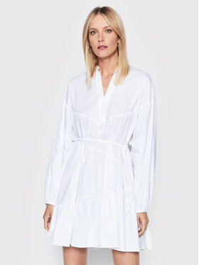 TWINSET TWINSET Sukienka codzienna 221TT208J Biały Loose Fit