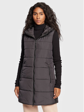 Jack Wolfskin Jack Wolfskin Αμάνικο Μπουφάν Eisbach Vest W 1206991 Μαύρο Regular Fit