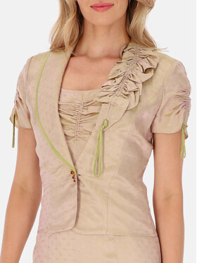 Potis & Verso Potis & Verso Marynarka Rosana Zielony Slim Fit