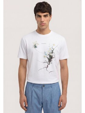 Trussardi Trussardi T-Shirt G0998000282N001 Biały Regular Fit