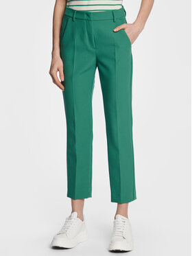 Weekend Max Mara Weekend Max Mara Текстилни панталони Rana 2351310137 Зелен Slim Fit