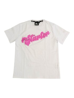 Starter Starter T-Shirt q-bab-69501 Λευκό Regular Fit