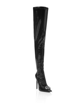 PHILIPP PLEIN PHILIPP PLEIN Kozaki 9663 Czarny