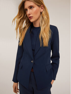 Motivi Motivi Marynarka Q660Q000842N034 Granatowy Slim Fit