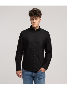 Lee Cooper Lee Cooper Koszula LIAM OXFORD Czarny Slim Fit