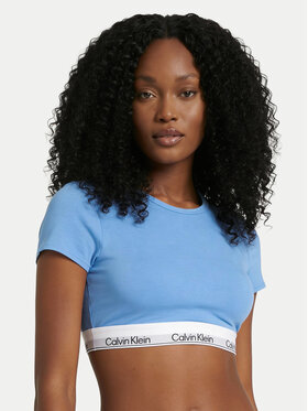 Calvin Klein Underwear Calvin Klein Underwear T-Shirt LV00QF8495 Błękitny Slim Fit