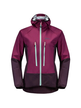 Jack Wolfskin Jack Wolfskin Kurtka przejściowa Jack Wolfskin Alpspitze Hoody Jkt W Fioletowy Regular Fit