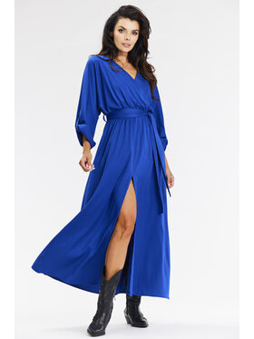 Awama Awama Vestito estivo A670 Blu Basic Fit
