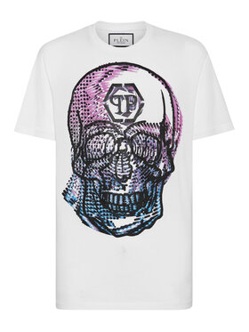 PHILIPP PLEIN PHILIPP PLEIN T-shirt 1241 Bianco Regular Fit