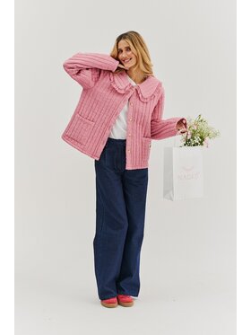 NAOKO NAOKO Kurtka damska Rosy Blush Różowy Regular Fit